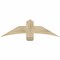 Ekena Millwork Bellingham Rough Sawn Timber Gable Bracket, Douglas Fir, 48"W x 14"H x 2"D x 6"F, 7/12 Pitch GBW048X14X0206BEL00RDF - alternate 1